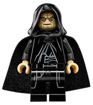 LEGO Minifigure -- Emperor Palpatine (Spongy Cape)-Star Wars -- SW0634a -- Creative Brick Builders